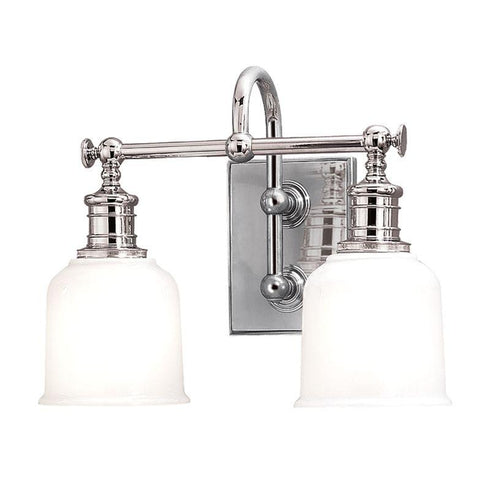 Hudson Valley Keswick 2 LIGHT BATH BRACKET in Old Bronze Finish Model: 1972-OB