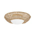 Hudson Valley Killington Flush Mount in Vintage Gold Leaf Finish Model: 6842-VGL