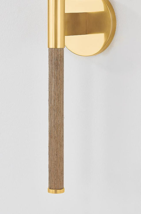 Hudson Valley Lindenwood Wall Sconce in Aged Brass Finish Model: 3420-AGB