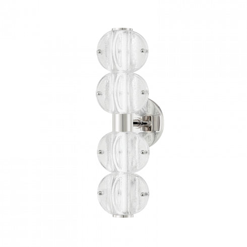 Hudson Valley Lindley 4 LIGHT BATH BRACKET in Polished Nickel Finish Model: 1904-PN