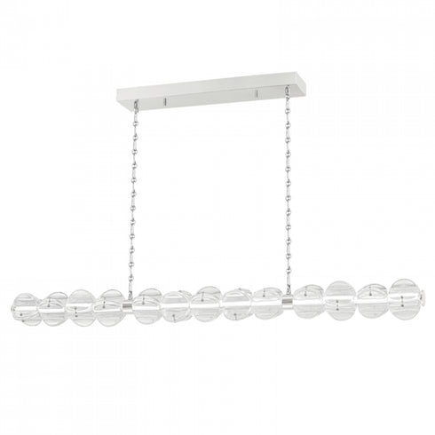 Hudson Valley Lindley LED ISLAND LIGHT in Polished Nickel Finish Model: 1950-PN
