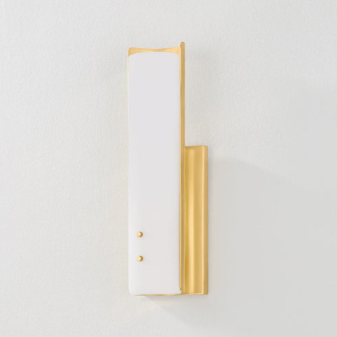 Hudson Valley Lucio Wall Sconce in Aged Brass Finish Model: 9715-AGB