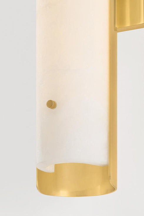 Hudson Valley Lucio Wall Sconce in Aged Brass Finish Model: 9723-AGB