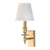 Hudson Valley Ludlow 1 LIGHT WALL SCONCE in Polished Brass Finish Model: 6801-PB