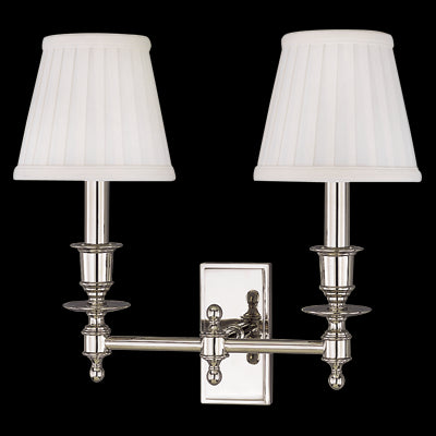Hudson Valley Ludlow 2 LIGHT WALL SCONCE in Polished Brass Finish Model: 6802-PB