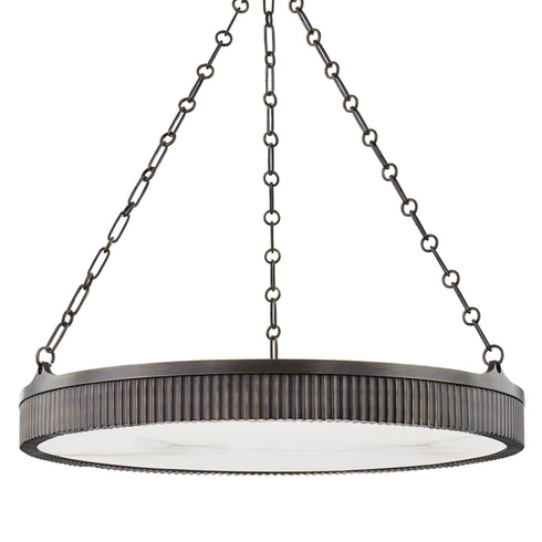 Hudson Valley Lynden 8 LIGHT PENDANT in Antique Nickel Finish Model: 532-AN