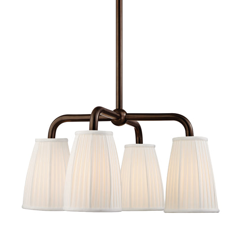 Hudson Valley Malden Chandelier in Distressed Bronze Finish Model: 6064-DB