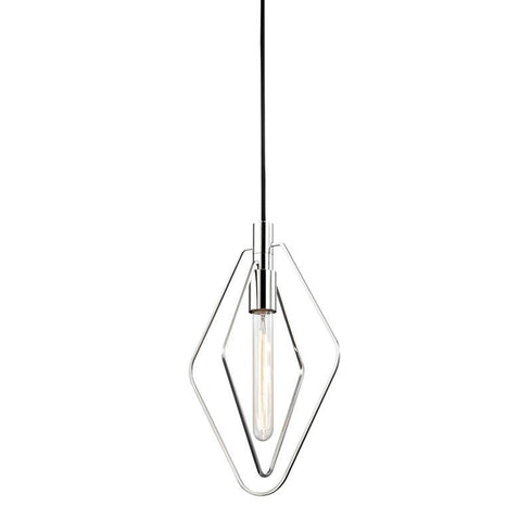 Hudson Valley Masonville Pendant in Polished Nickel Finish Model: 3040-PN