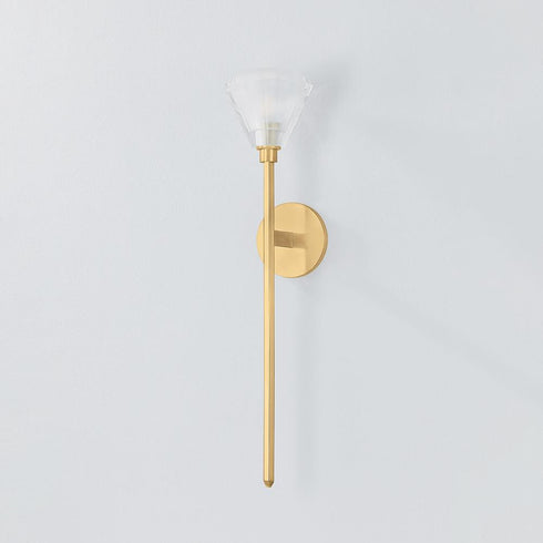 Hudson Valley Maspeth Wall Sconce in Aged Brass Finish Model: 1425-AGB