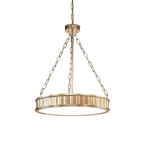 Hudson Valley Middlebury 5 LIGHT PENDANT in Aged Brass Finish Model: 902-AGB