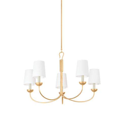 Hudson Valley Montpelier Chandelier in Aged Iron Finish Model: 5305-AI