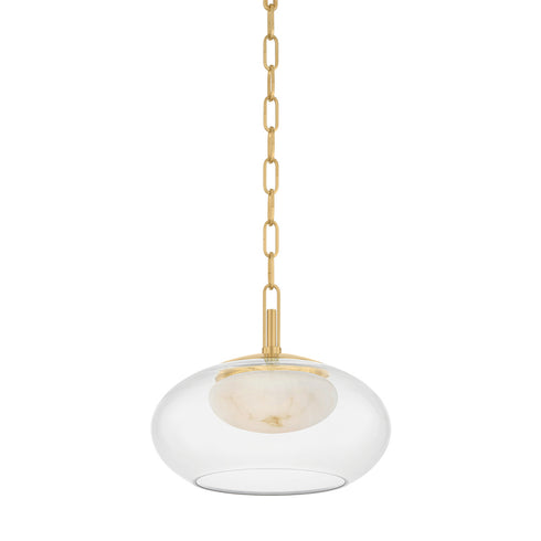 Hudson Valley MOORE Pendant in Aged Brass Finish Model: 9014-AGB