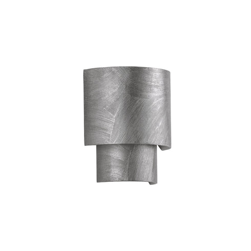 Hudson Valley MORAY Wall Sconce in Black Silver Leaf Finish Model: 8509-BSL
