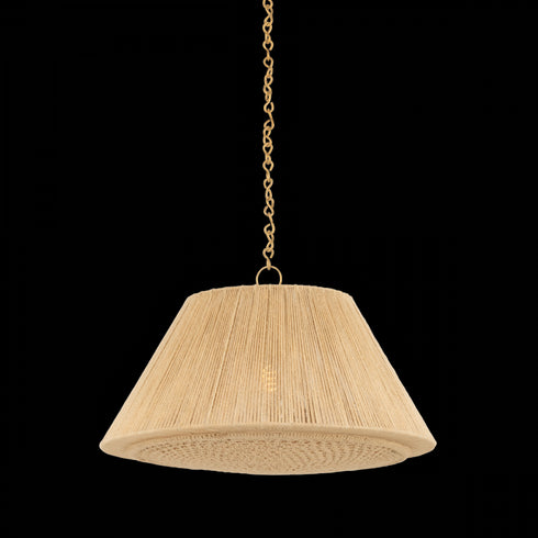 Hudson Valley Mystic Pendant in Aged Brass Finish Model: 9424-AGB