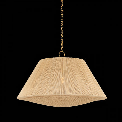 Hudson Valley Mystic Pendant in Aged Brass Finish Model: 9436-AGB