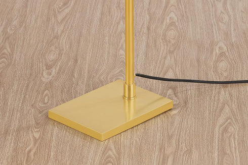 Hudson Valley Narragansett Floor Lamp in Aged Brass Finish Model: L2160-AGB