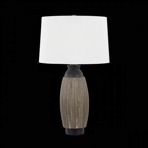 Hudson Valley Naseby Table Lamp in Distressed Bronze Finish Model: L6430-DB/CCK