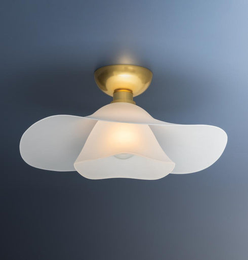 Hudson Valley Netherlee Flush Mount in Aged Brass Finish Model: 2918-AGB