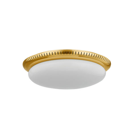 Hudson Valley North Castle Flush Mount in Aged Brass Finish Model: 3114-AGB