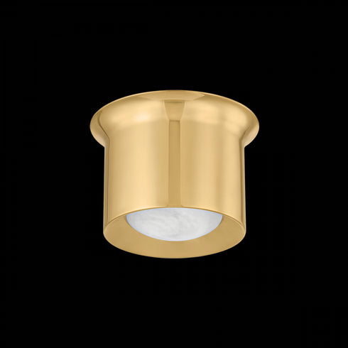 Hudson Valley Noxon Flush Mount in Aged Brass Finish Model: 1707-AGB