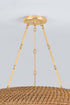Hudson Valley Oaklyn Pendant in Vintage Gold Leaf Finish Model: 2336-VGL