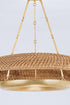 Hudson Valley Oaklyn Pendant in Vintage Gold Leaf Finish Model: 2336-VGL