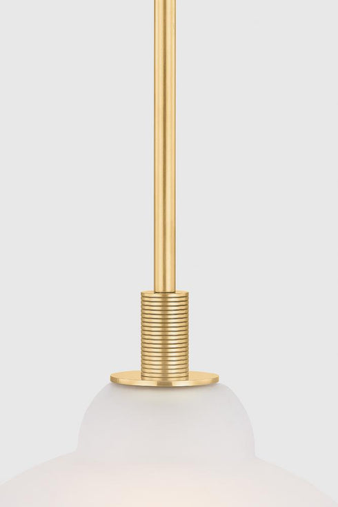 Hudson Valley Oberon Pendant in Aged Brass Finish Model: 7515-AGB