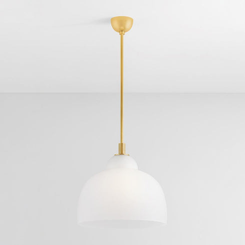 Hudson Valley Oberon Pendant in Aged Brass Finish Model: 7518-AGB