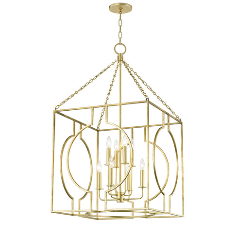 Hudson Valley Octavio Lantern in Gold Leaf Finish Model: 9224-GL