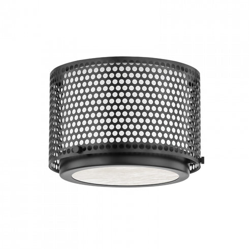 Hudson Valley Oracle Flush Mount in Black Brass Finish Model: 5910-BBR