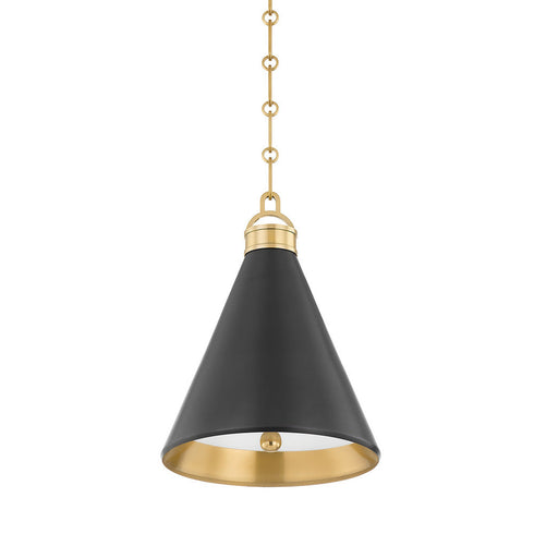 Hudson Valley Osterley 1 LIGHT PENDANT in Aged/Antique Distressed Bronze Finish Model: MDS1302-ADB