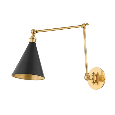 Hudson Valley Osterley 1 LIGHT SCONCE in Aged/Antique Distressed Bronze Finish Model: MDS1301-ADB