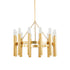 Hudson Valley Pali Chandelier in Aged Brass Finish Model: 5728-AGB