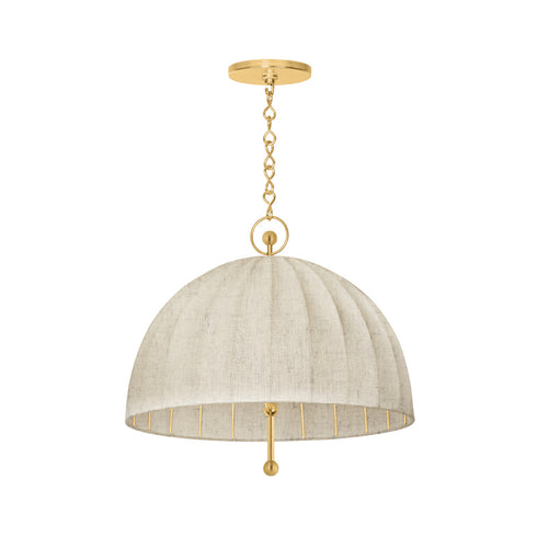 Hudson Valley PALMETTO Pendant in Aged Brass Finish Model: CB5851-AGB