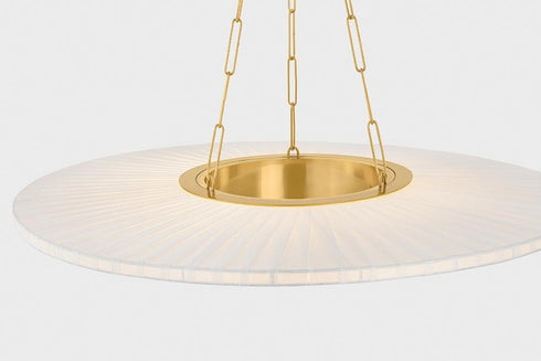 Hudson Valley Prattsburgh Chandelier in Aged Brass Finish Model: 2540-AGB
