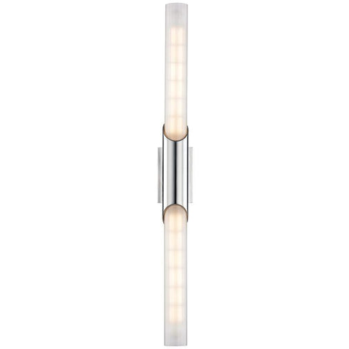 Hudson Valley Pylon 2 LIGHT WALL SCONCE in Polished Chrome Finish Model: 2142-PC