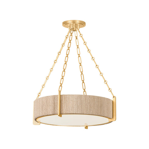Hudson Valley Quebec Chandelier in Gold Leaf Finish Model: 1634-GL