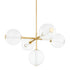 Hudson Valley Richford 5 LIGHT CHANDELIER in Aged Brass Finish Model: 5248-AGB