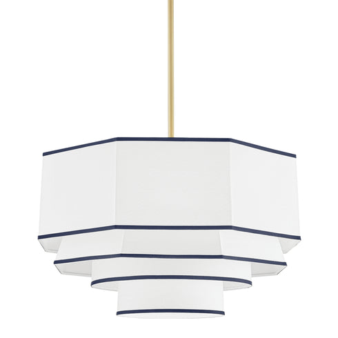 Hudson Valley Riverdale Chandelier in Aged Brass Finish Model: 3226-AGB