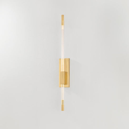 Hudson Valley Rosco Wall Sconce in Aged Brass Finish Model: 5936-AGB