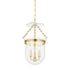 Hudson Valley Rousham 3 LIGHT LANTERN in Aged Brass Finish Model: MDS1601-AGB