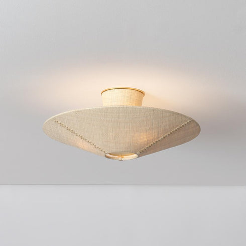 Hudson Valley Salisbury Mills Semi Flush in Gold Leaf Finish Model: 6021-GL