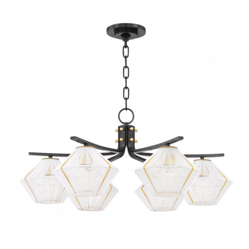 Hudson Valley Saranac 6 LIGHT CHANDELIER in Aged Old Bronze Finish Model: 3331-AOB