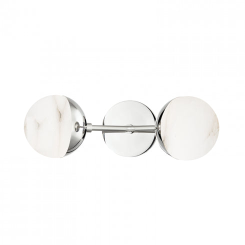 Hudson Valley Saratoga Wall Sconce in Polished Nickel Finish Model: 2832-PN