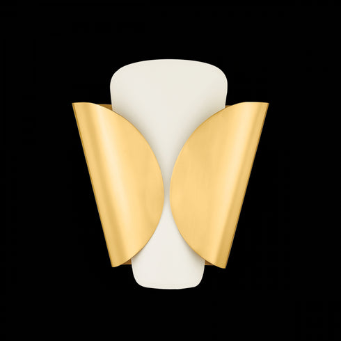 Hudson Valley Savoie Wall Sconce in Aged Brass Finish Model: 9201-AGB-B
