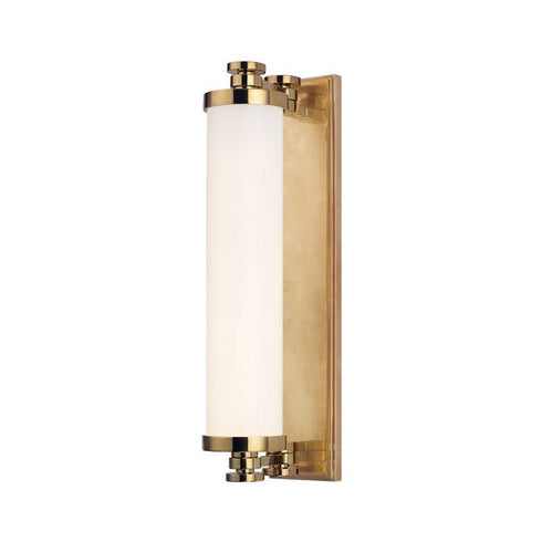 Hudson Valley Sheridan LED BATH BRACKET in Aged Brass Finish Model: 9708-AGB