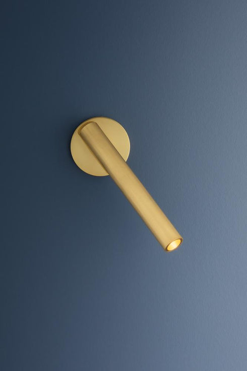 Hudson Valley Simeon Wall Sconce in Aged Brass Finish Model: 9141-AGB