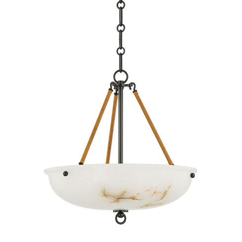 Hudson Valley Somerset 3 LIGHT PENDANT in Distressed Bronze Finish Model: MDS811-DB