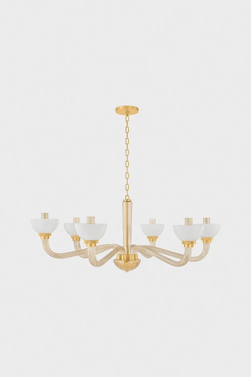 Hudson Valley St. Lawrence Chandelier in Aged Brass Finish Model: 3306-AGB