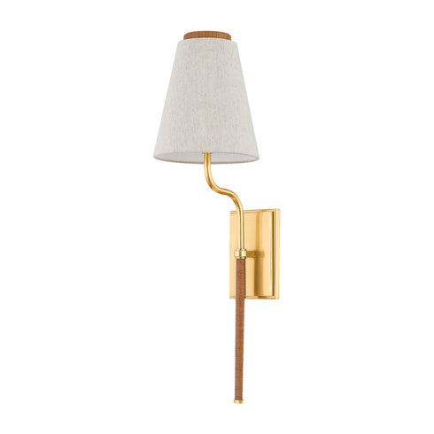 Hudson Valley SULLIVAN Wall Sconce in Aged Brass Finish Model: CB4925-AGB